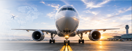 Commercial jet airliner